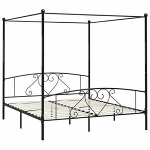 Tidyard Estructura de Cama con Dosel Metal Camas de Matrimo…