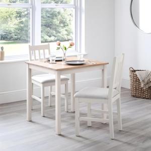 Julian Bowen Mesa de Comedor Cuadrada Coxmoor de 75 cm, Col…