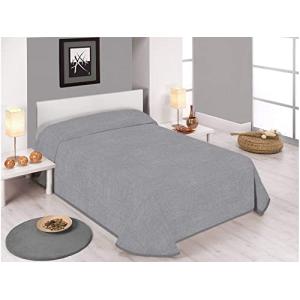SABANALIA - Colcha Estampada Stone, Cubre Cama 50% algodón…