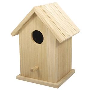 Rayher 62291000 Casa pájaros de Madera, 12.5 x 10 x 17 cm,…