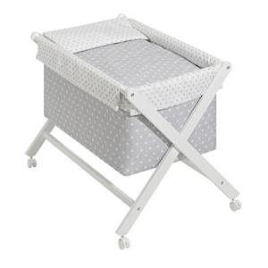 mibebestore Vestidura Minicuna Tijeras Blanco/Gris (No Incl…