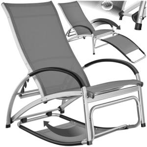 TecTake® Tumbona Mecedora 2 en 1, Tumbona jardín Exterior,…