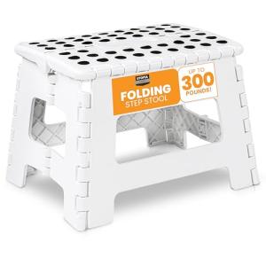 Utopia Home Taburete Plegable 9 Pulgadas, Superficie Antide…