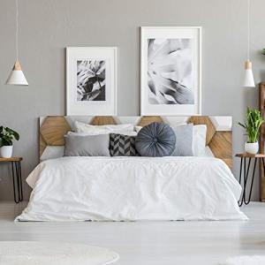 MEGADECOR Cabecero Cama PVC Decorativo Económico Diseño Abs…