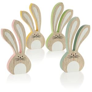 com-four® 4X Deco Standee Bunny - Decoración de Pascua para…
