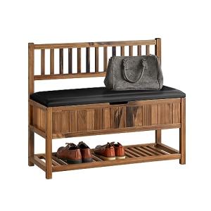 SoBuy FSR150-N Banco Zapatero con 1 Estante Banco de Almace…