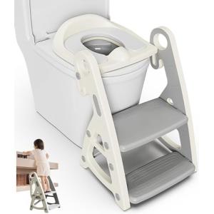 Adaptador WC Niños con Escalera, 2 en 1 Taburete & Reductor…