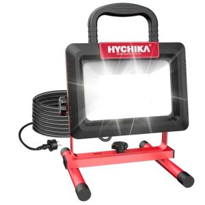 HYCHIKA Foco de Construcción LED 100W, Foco de Trabajo Port…