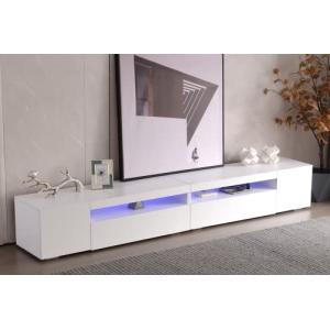 MURUL Mueble de TV moderno blanco, para salón y comedor de…