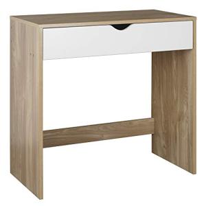 Urbn-Living Tocador pequeño de madera con 1 cajón (mesa de…