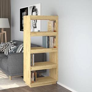 homiuse Libreria Estanteria 60x35x135 cm Marrón Salon Estan…