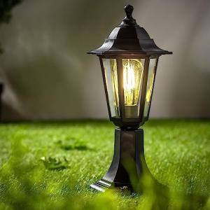 CGC negro Jardin luces lampara exteriores balizas led