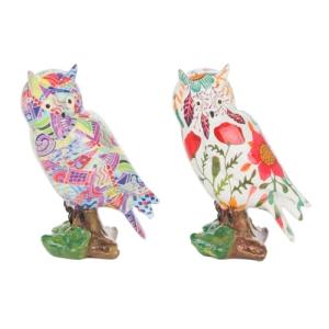 BY SIGRIS Signes Grimalt Figura Buho 2 Unidades Blanco de R…