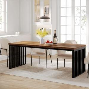 Tribesigns Mesa de Comedor Industrial para 6-8 Personas, Me…