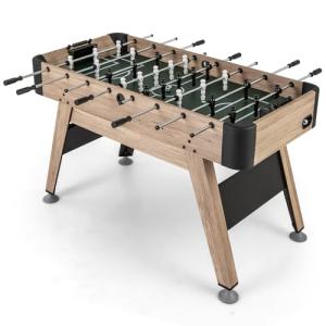 COSTWAY Futbolín de Madera, Mesa de Juego de Fútbol de Arca…