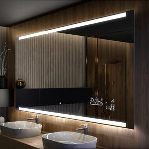 A ARTFORMA 100 x 80 cm Espejo de Baño con Iluminación LED -…