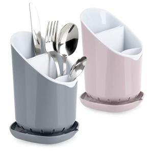 com-four® 2x escurridor de cubiertos - soporte para utensil…