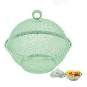 Frutero Mesa Cocina, Cesta Metalica De Frutas Con Tapa - Fr…