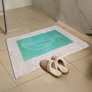 Alfombra Baño Secado Rápido, Alfombra Bañera Antideslizante…