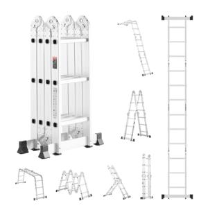 VEVOR Escalera Plegable Multiusos, Escalera de Tijera Alta…