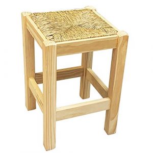 Acan Taburete Bajo de Barra Bar y Cocina Baño de Madera Cua…