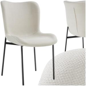 TecTake® Sillas Comedor, Diseño Escandinavo, Respaldo Alto,…