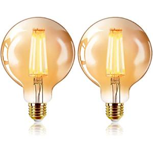 EXTRASTAR Bombilla Vintage LED E27, 6W Equivalente a 48W, 5…