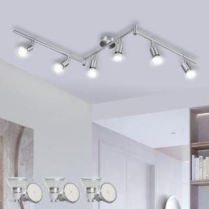 Bojim Lámparas de Techo LED 6 Focos Orientables, Luz de tec…