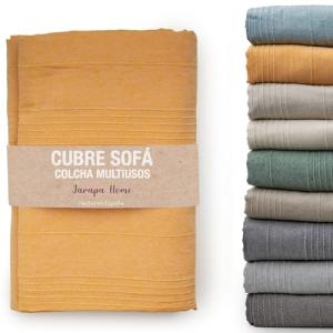 Colcha cama y colcha multiusos para sofás, colchas blancas:…