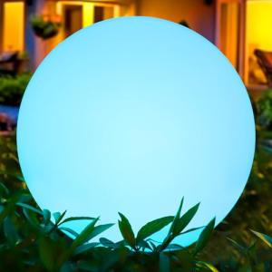 Luz Solar LED RGB de Exterior, 30 cm Lámpara Solar de Jardí…