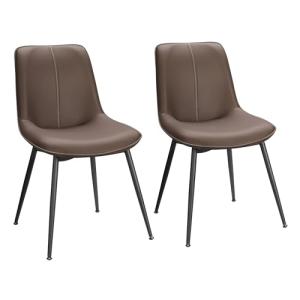 VASAGLE Silla de Comedor, Juego de 2 Sillas de Cocina, Asie…