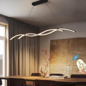 150cm Moderna Lámpara LED Lámpara Colgante 45W Comedor Lámp…
