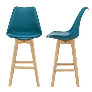 [en.casa] Juego de taburetes de Bar 105 x 48 x 58cm Set de…