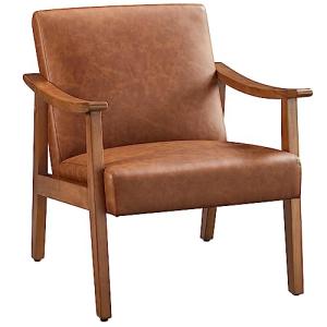 Yaheetech Butaca de Salón Tapizado en PU Sillón Individual…