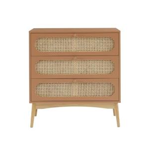 BAÏTA SIXTINE - Cajonera (3 cajones, Terracota, cannabo)