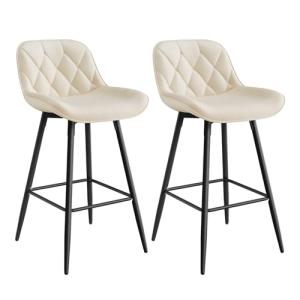 EUGAD Taburetes Altos de Cocina, Set de 2 Taburetes Barra B…