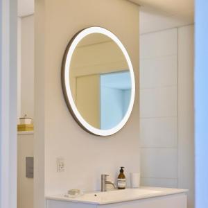 Loevschall Pisa Espejo de baño LED, 80 cm, Espejo Redondo c…