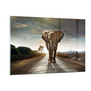 ARTTOR Decoracion Salon Elefante camino campo Vidrios decor…