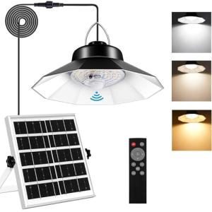 Kihhvlo Lámpara Solar Colgante 98 LEDS para Jardín/Terraza/…