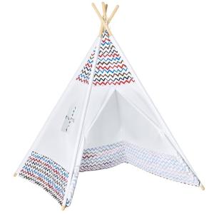 HOMCOM Tienda de Campaña para Niños de  3 Años Tipi Infanti…