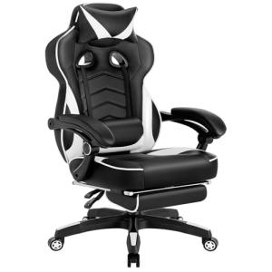 WOLTU Silla Gaming, Cuero Sintéticor Ergonómica Gaming para…