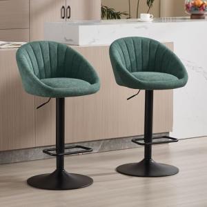 chairus Juego 2 Taburetes de Bar Giratorios Taburetes Alto…