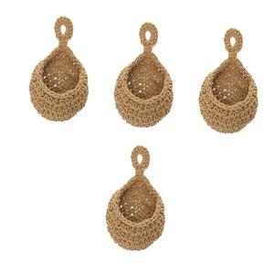 BESTonZON 4piezas Cesta Colgante De Trenzado Para Frutas y…