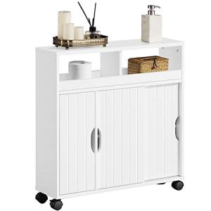 Yaheetech Mueble de Baño con Ruedas Armario de Suelo Estrec…