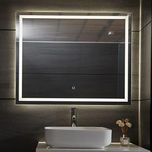 Aquamarin® Espejo de Baño LED - CEE: A  , Táctil, de Pared,…