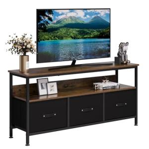 OPULENTHOME Armario de TV, mueble bajo, banco de TV, mesa d…