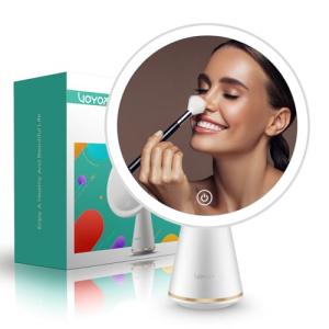 VOYOR Espejo Maquillaje con Luz Carga USB Espejo de Mesa In…
