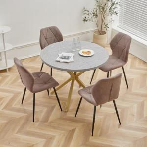 BenyLed Juego de Mesa y Sillas de Comedor, Mesa de Comedor…