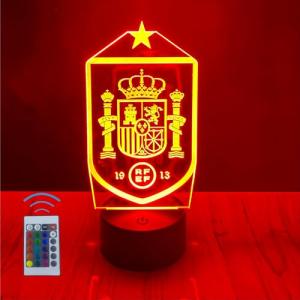 Riscko Lampara 3D Futbol Juguete de luz nocturna 3D, adecua…