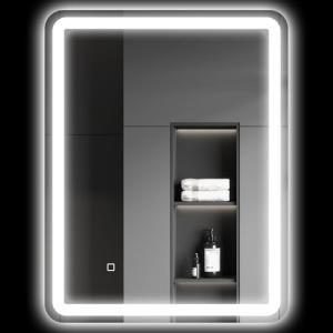 HOMCOM Espejo de Baño con Luces LED 60x80 cm Espejo de Pare…